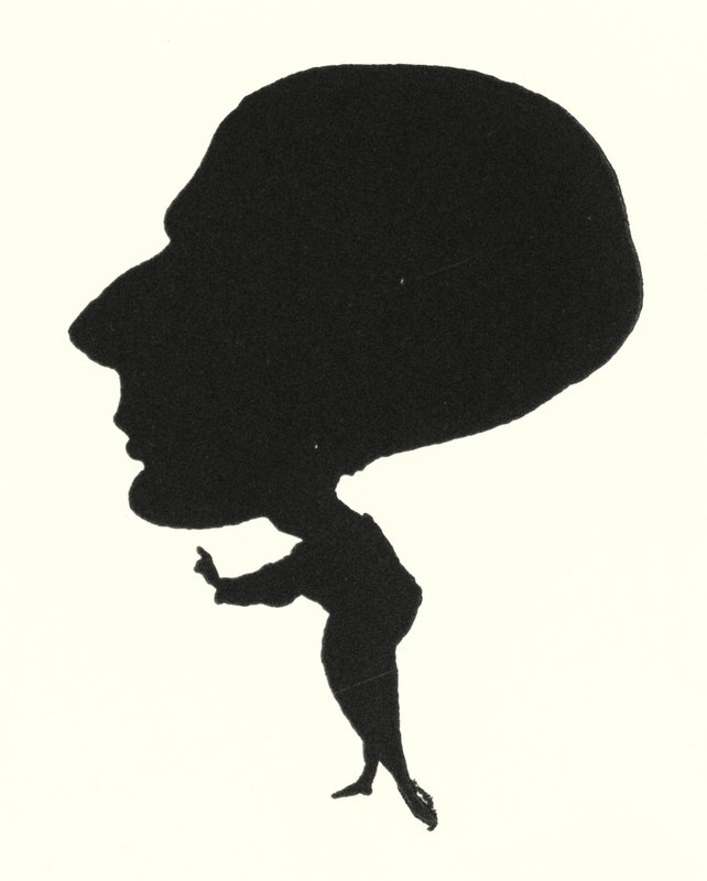 Silhouet van Aubrey Beardsley door Aubrey Beardsley