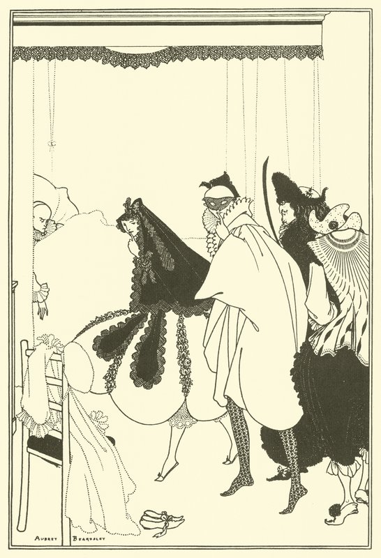 De dood van Pierrot door Aubrey Beardsley