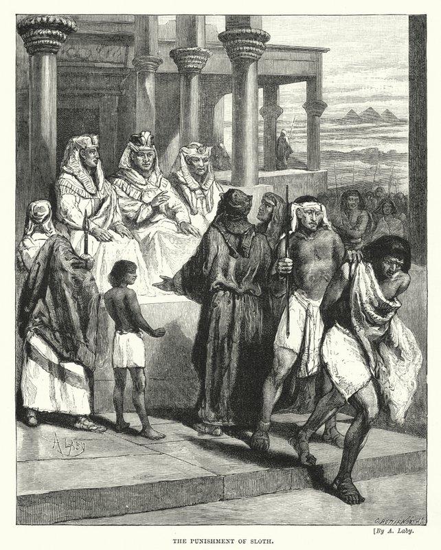 De Straf van Luiheid door Auguste Francois (after) Laby