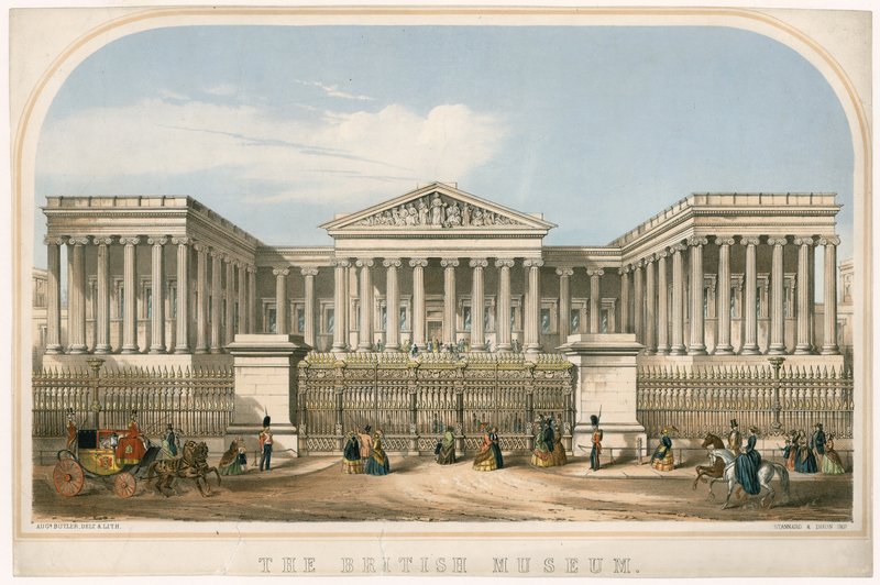 Het British Museum door Augustus Butler