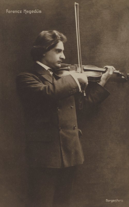 Ferencz Hegedus, Hongaarse violist door Austrian Photographer