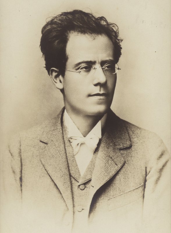 Portret van Gustav Mahler door Austrian Photographer