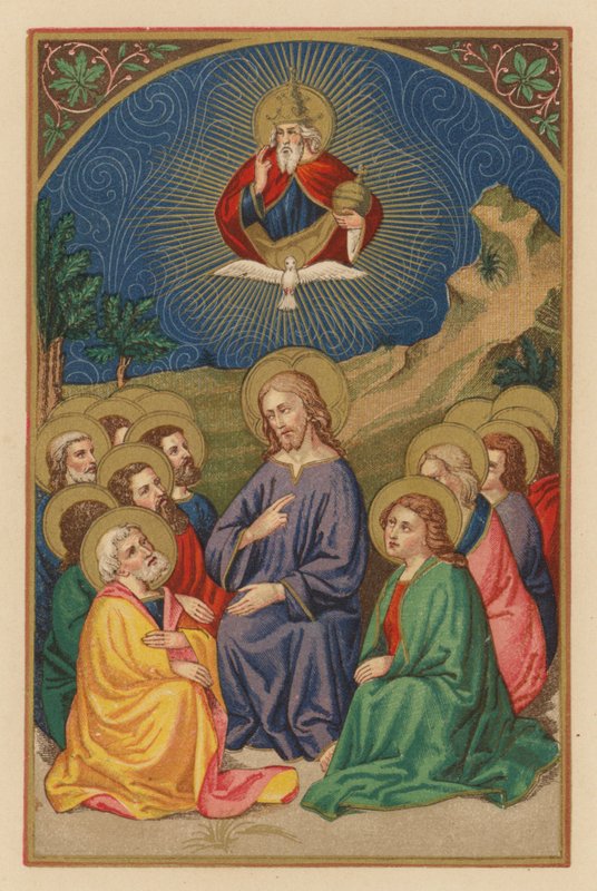 Christus tussen de discipelen door Austrian School