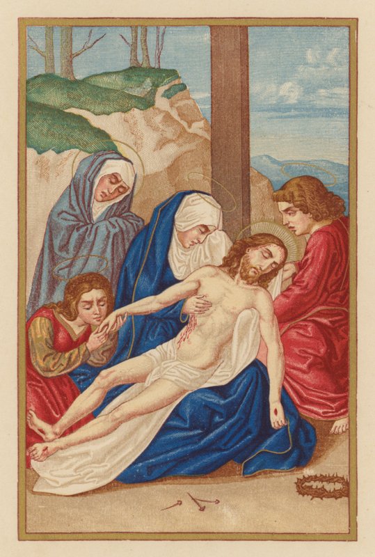 Depositio D N J Chr (chromolitho) door Austrian School