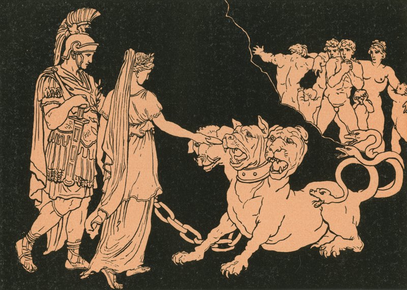 Cerberus door Bartolomeo Pinelli
