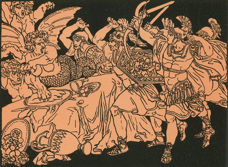De Harpijen door Bartolomeo Pinelli