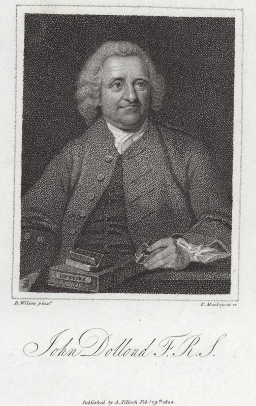 John Dollond door Benjamin Wilson
