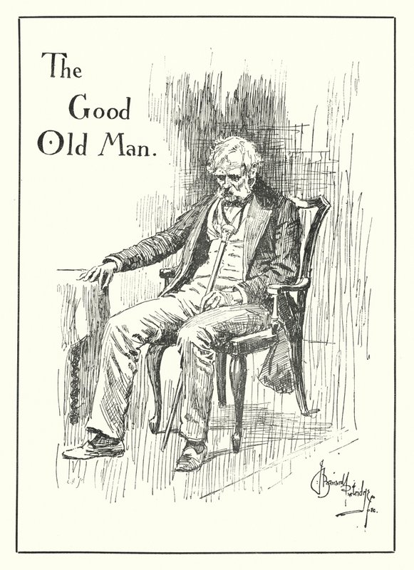 De Goede Oude Man (gravure) door Bernard (after) Partridge