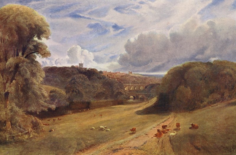 Knaresborough door Bernard Walter Evans