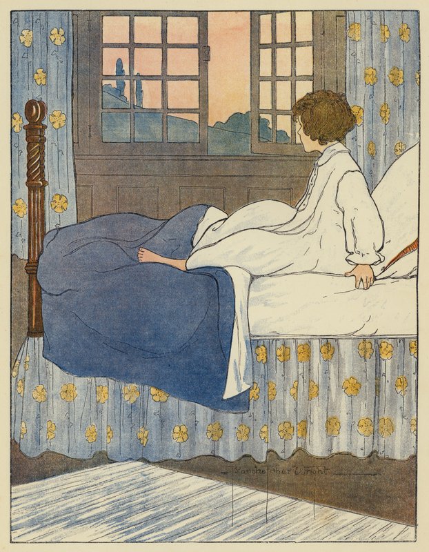 Hanengekraai door Blanche Fisher Wright