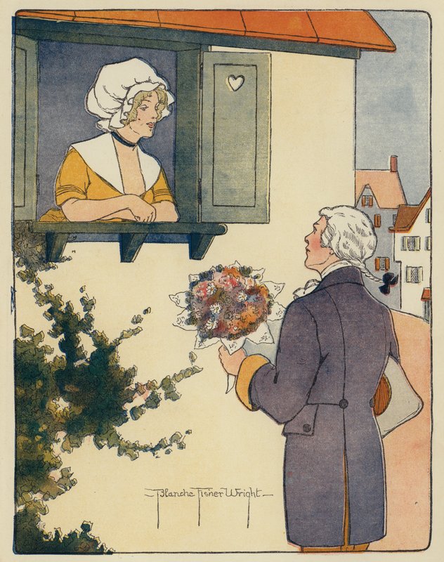 Jonge Roger en Dolly door Blanche Fisher Wright