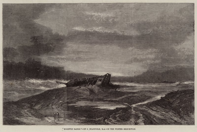 Goodwin Sands door C. Stanfield