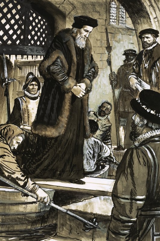 Ongeïdentificeerde gevangene in de Tower of London door C.L. Doughty