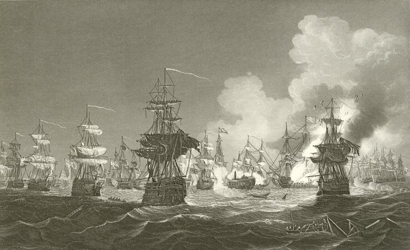 Slag bij de Nijl door Captain James Weir