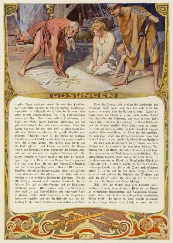 Runen lezen door Carl Emil Doepler