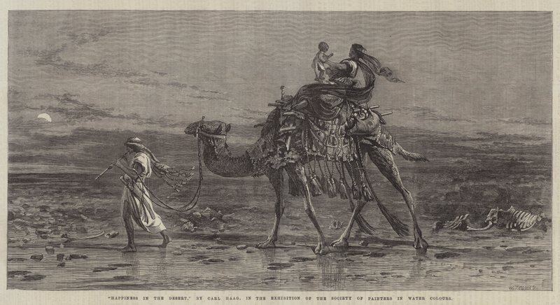 Geluk in de Woestijn door Carl Haag