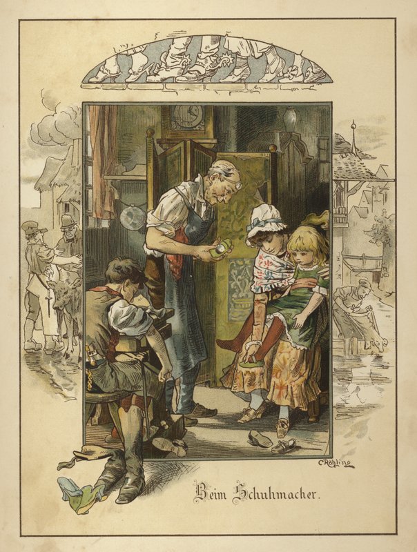 Bij de schoenmaker door Carl Rohling