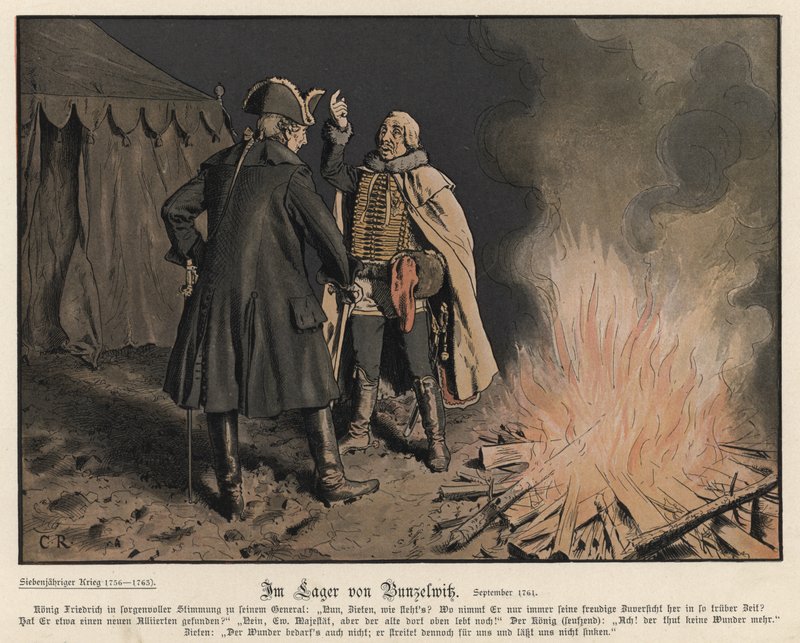 In het kamp van Bunzelwitz door Carl Röchling