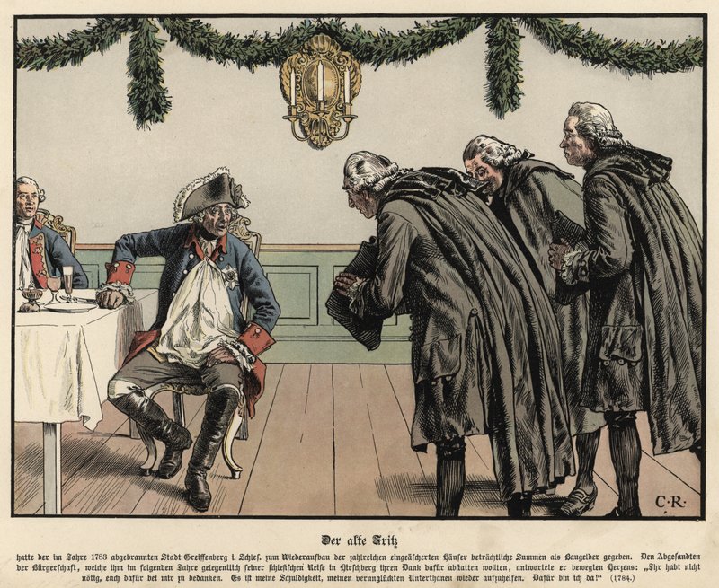 Oude Fritz door Carl Röchling