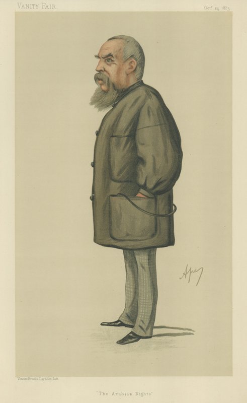 Kapitein Sir Richard Francis Burton door Carlo Pellegrini