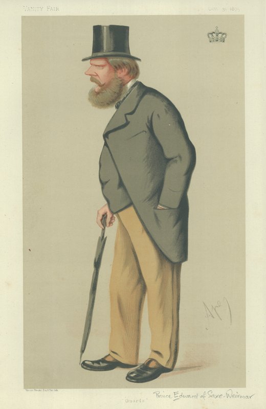 Prins Edward van Saksen-Weimar door Carlo Pellegrini