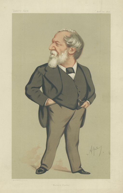 Robert Browning door Carlo Pellegrini