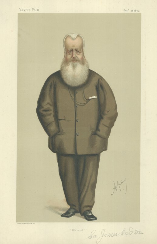 Sir James Hudson door Carlo Pellegrini