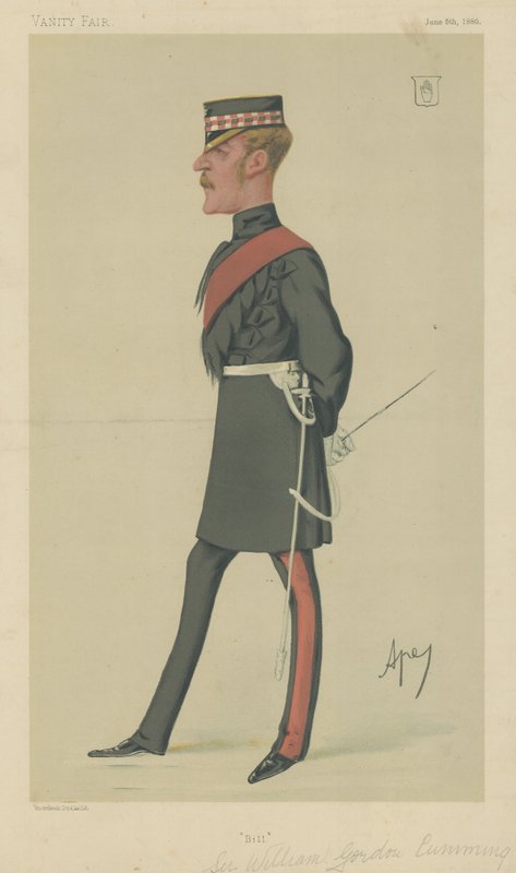 Sir William Gordon Cumming door Carlo Pellegrini