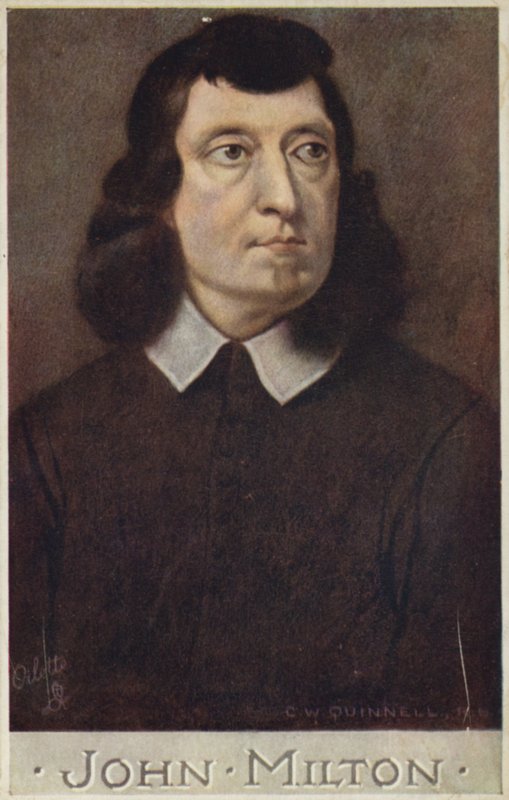 John Milton (1608-1674), Engelse dichter door Cecil Watson Quinnell