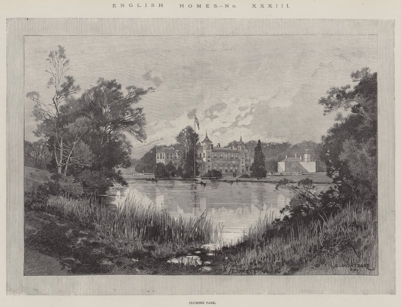 Clumber Park door Charles Auguste Loye