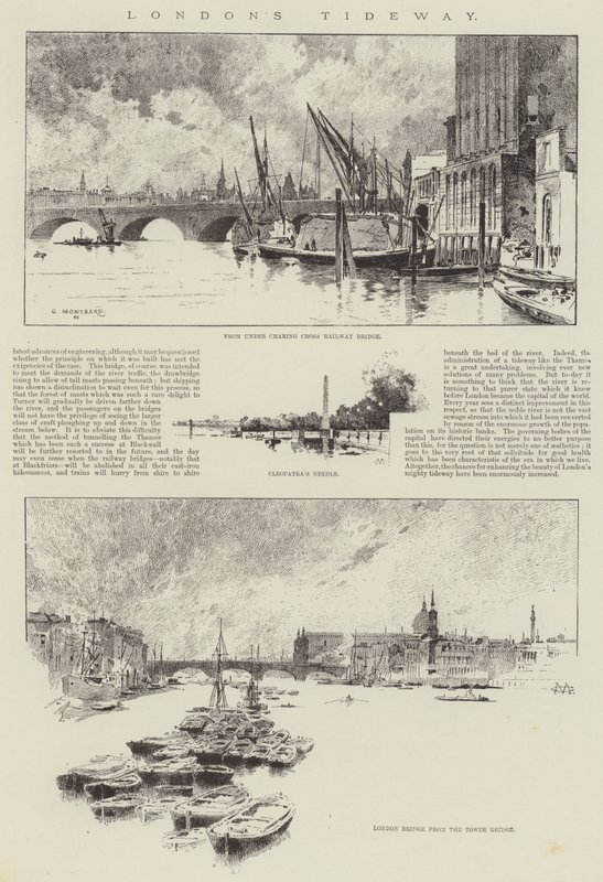 Londense Getijdenweg door Charles Auguste Loye
