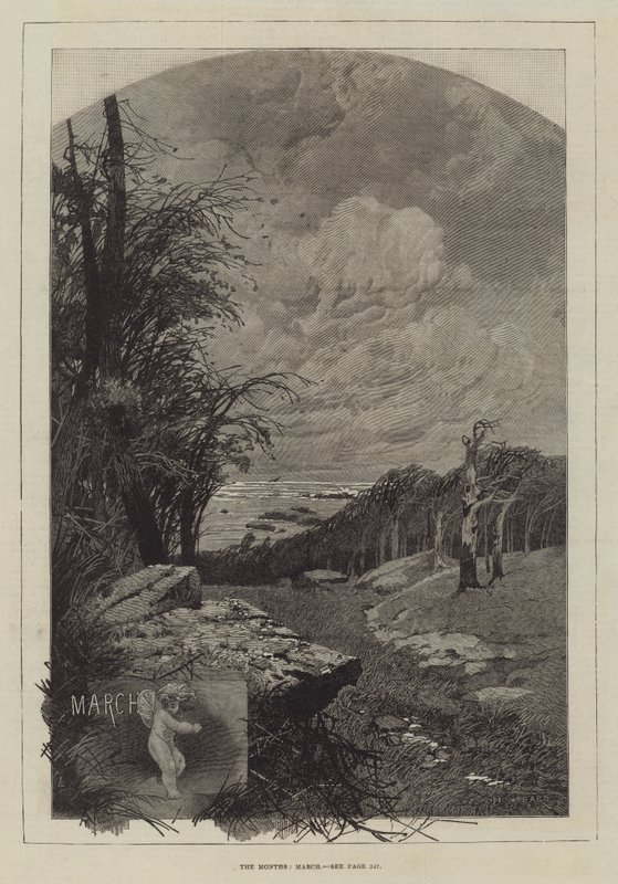 De Maanden, Maart door Charles Auguste Loye