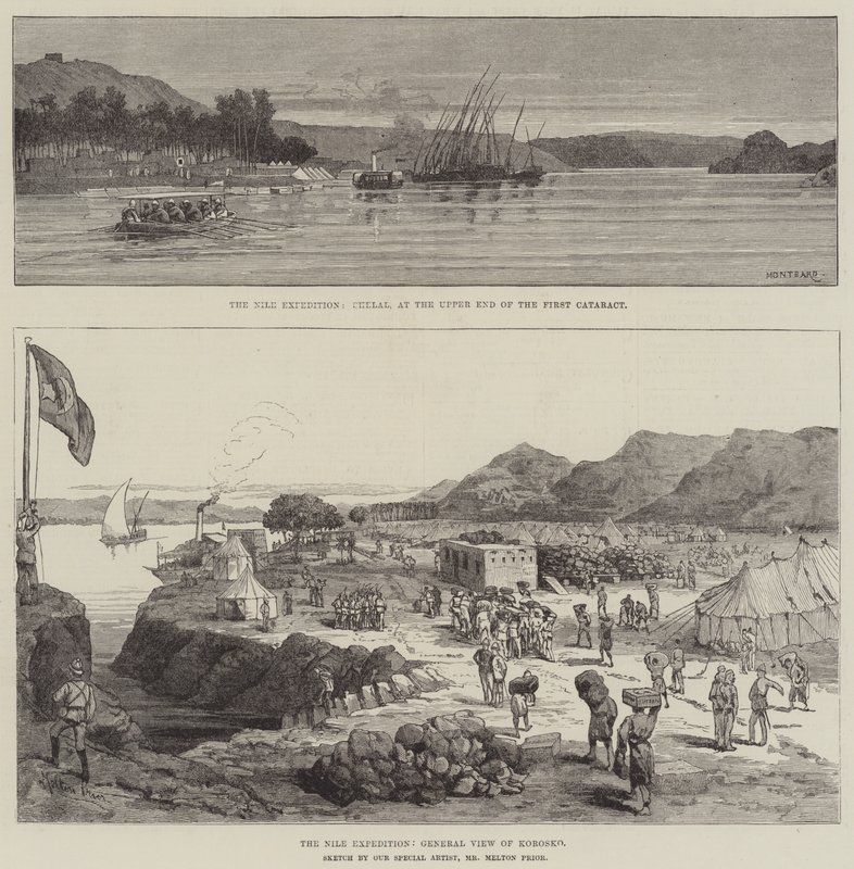 De Nijl-expeditie door Charles Auguste Loye