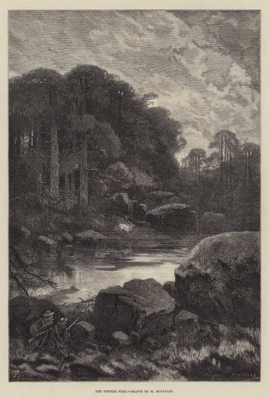 Het spookhert door Charles Auguste Loye