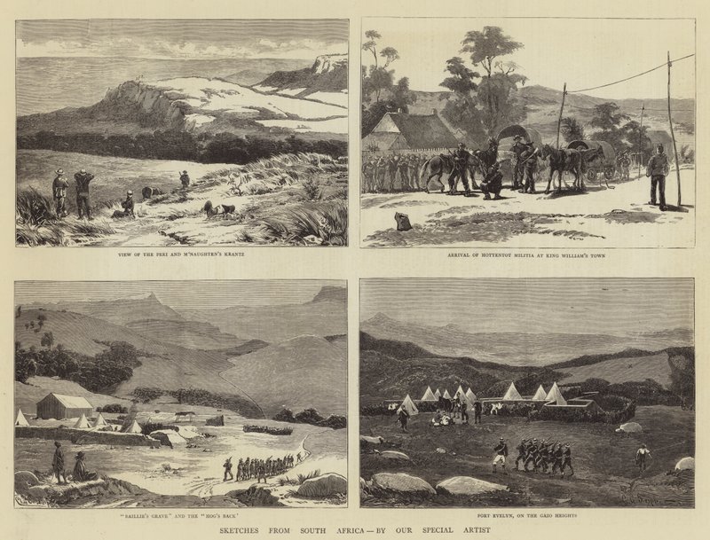 Schetsen uit Zuid-Afrika door Charles Edwin Fripp