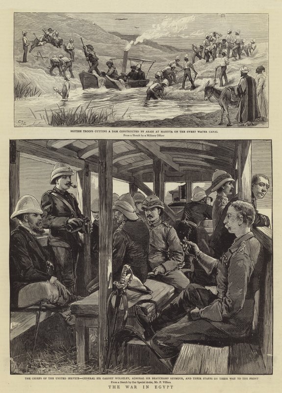 De oorlog in Egypte door Charles J. Staniland