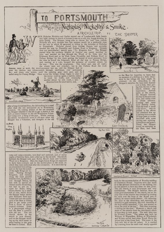 Naar Portsmouth met Nicholas Nickleby en Smike door Charles J. Staniland
