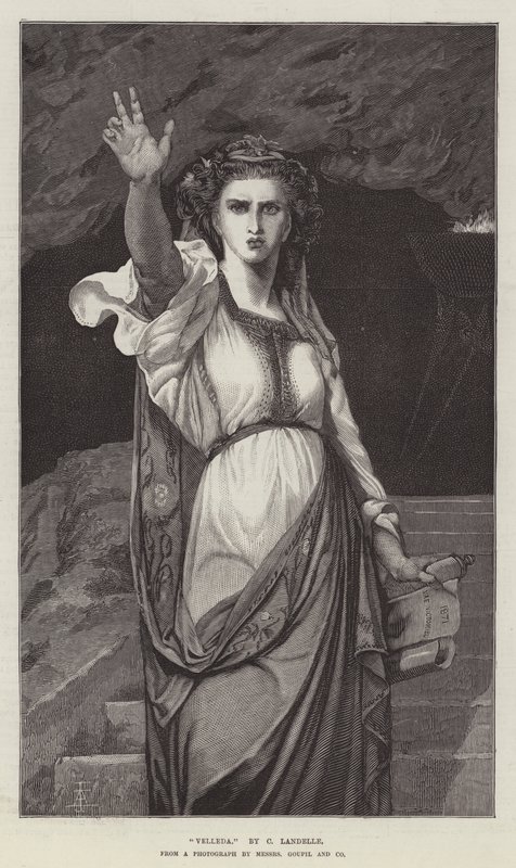Velleda door Charles Landelle
