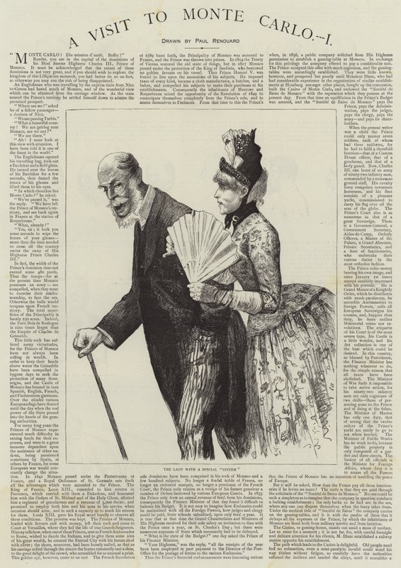 Een bezoek aan Monte Carlo door Charles Paul Renouard