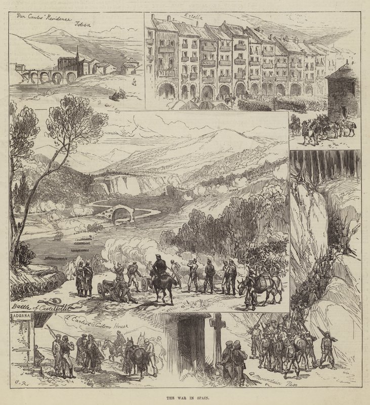 De Oorlog in Spanje door Sir John Charles Robinson
