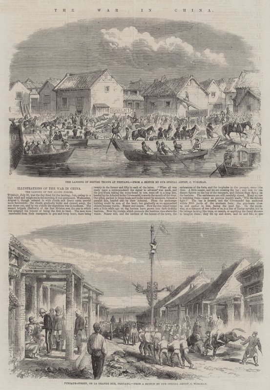 De oorlog in China door Charles Wirgman