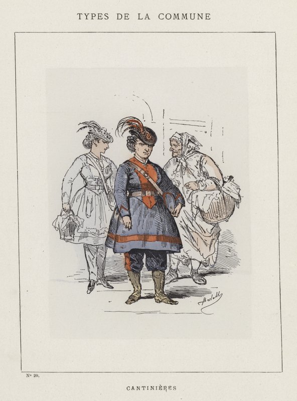 Cantinieres door Charles Albert d Arnoux Bertall