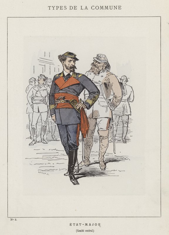 Etat-Major, Comité central door Charles Albert d Arnoux Bertall