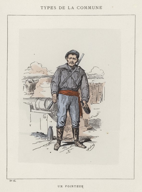 Een Pointeur door Charles Albert d Arnoux Bertall