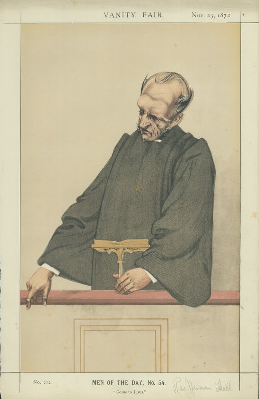 De Eerwaarde Newman Hall door Charles Auguste Loye