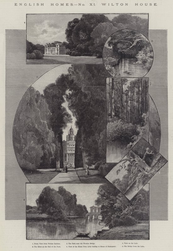 Wilton House door Charles Auguste Loye