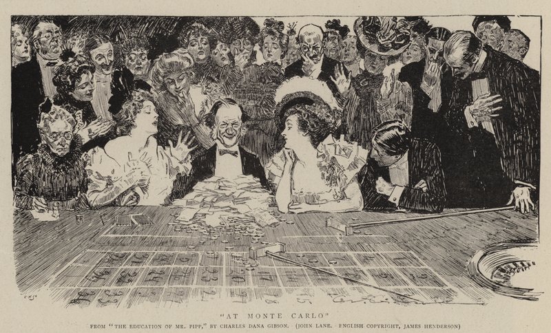 In Monte Carlo door Charles Dana Gibson