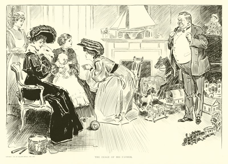 Alledaagse mensen door Charles Dana Gibson