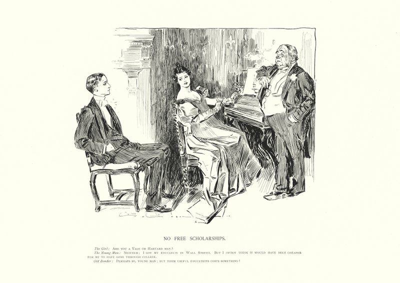 Geen Gratis Beurzen door Charles Dana Gibson