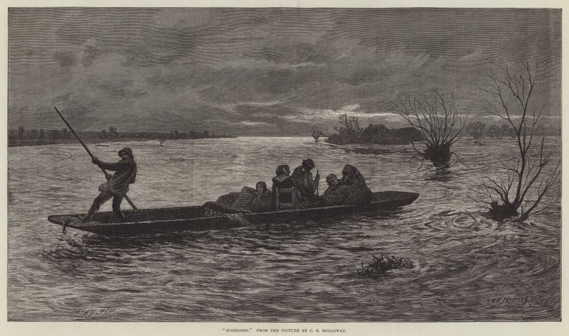 Dakloos door Charles Edward Holloway